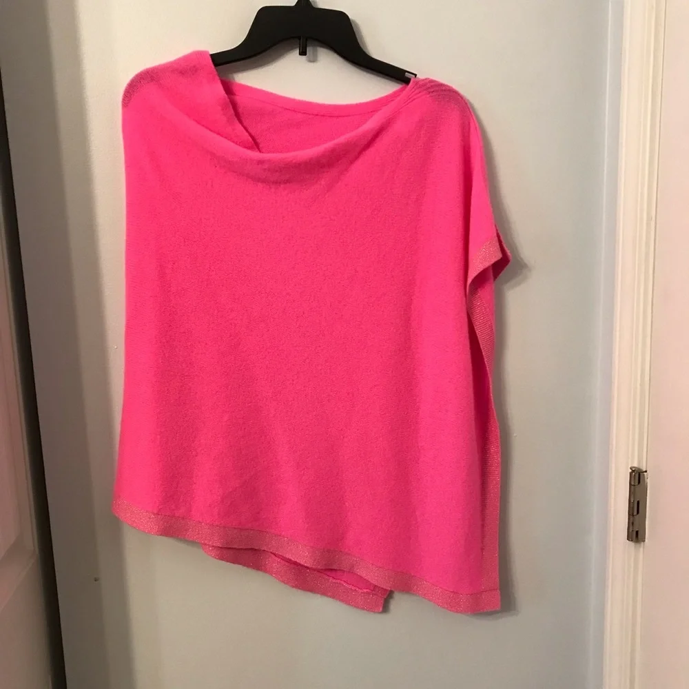 Lilly Pulitzer pink cashmere heather wrap